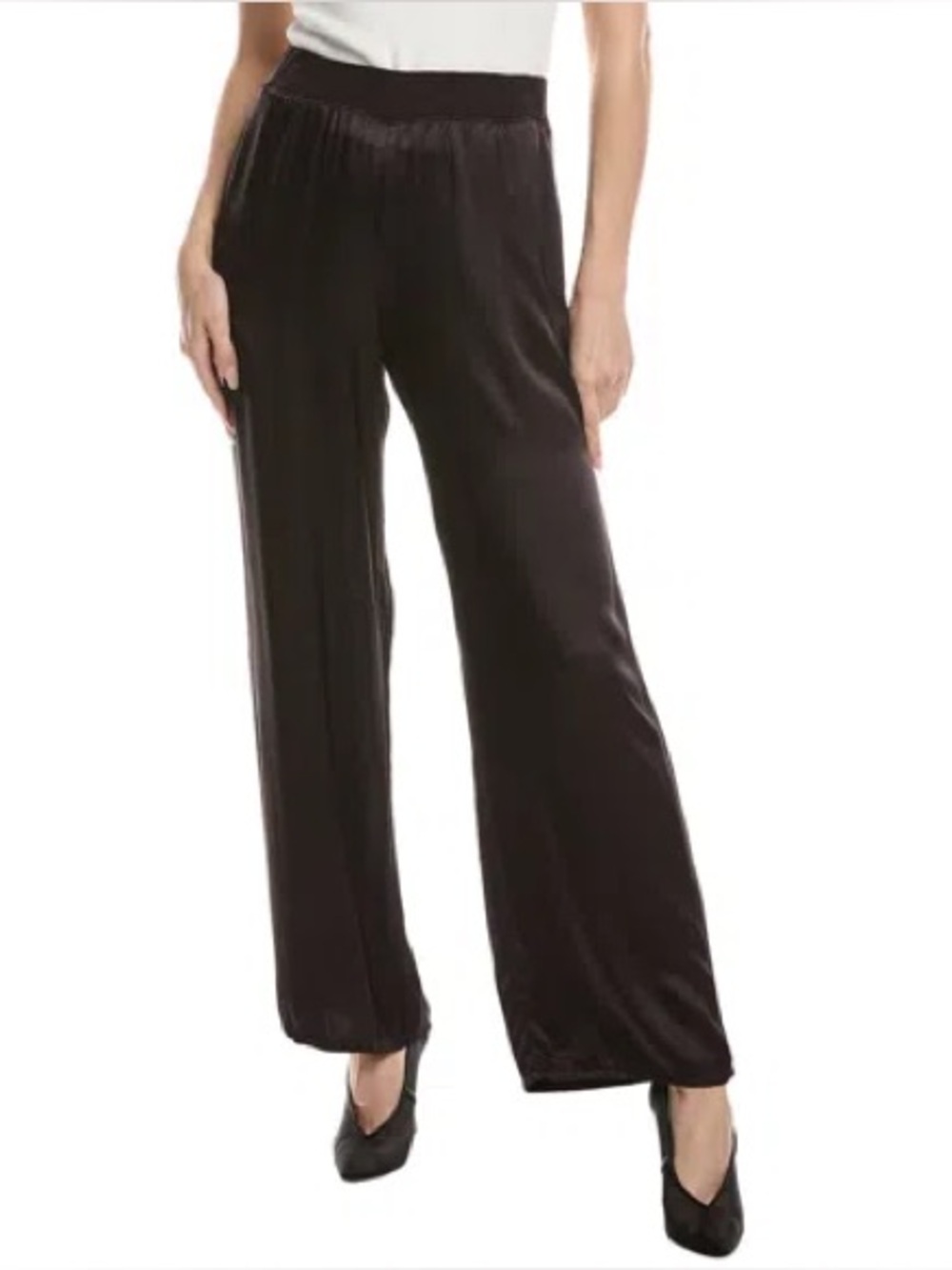 MICHAEL STARS Los Angeles Satin Wide Leg Pants 🖤 XS